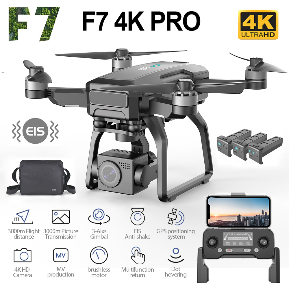 SJRC F7 PRO GPS 드론, 4K 듀얼 HD 카 - T-Motor F7 Pro Flight Controller 리뷰 및 가격