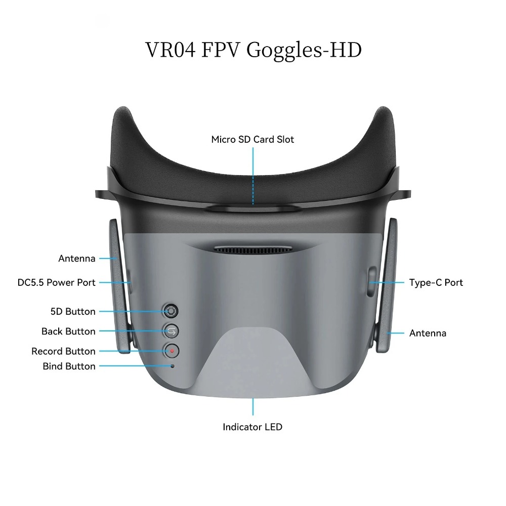 새로운 BETAFPV VR04 FPV 고글 HD 버전  - Skyzone Cobra X V2 Fpv Goggles 리뷰 및 가격